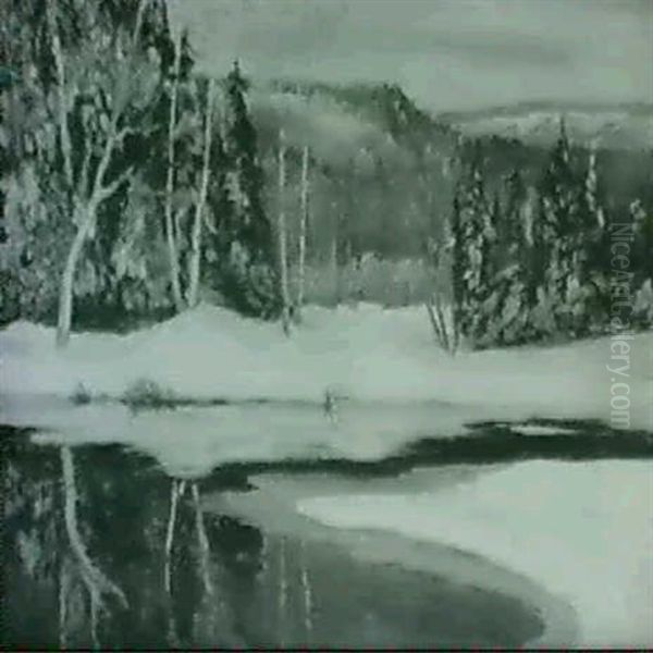 Towards Evening, Cache River - view 1