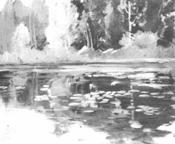 The River At Moret, France - view 1