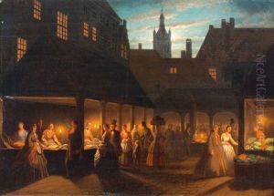 Vischmarkt Te Rotterdam by Johann Mongels Culverhouse