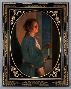 Woman In Candlelight by Johann Mongels Culverhouse