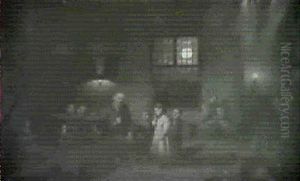 The Difficult Lesson/a School Room Scene by Johann Mongels Culverhouse