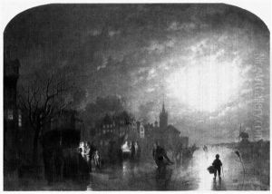 Skating By Moonlight