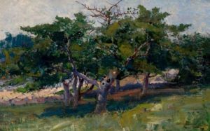 Landscape With Trees by Arthur Cumming