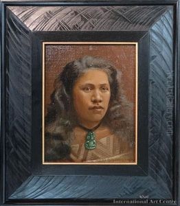 Maori Girl With Tiki