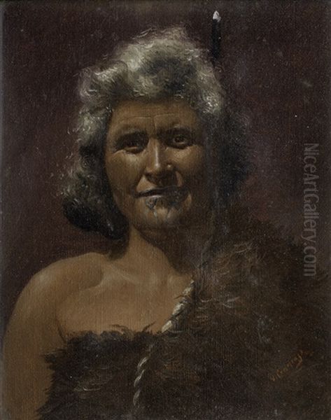 Portrait Of Maori Woman - view 1
