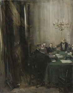 The Green Table by Cyrus Cincinatto Cuneo