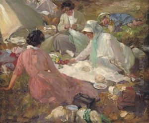 The Picnic by Cyrus Cincinatto Cuneo