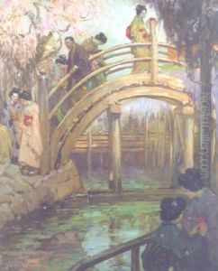 The Japanese Bridge by Cyrus Cincinatto Cuneo