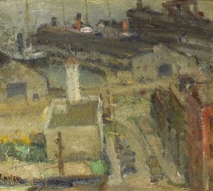 San Francisco Docks by Rinaldo Cuneo