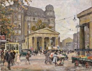 Die Schinkelschen Torhauser Am Potsdamer Platz by Otto Antoine