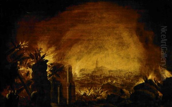 Scena Di Incendio - L'incendio Di Troia - view 1