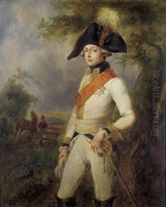 Bildnis Prinz Friedrich Ludwig Karl Von Preussen by Edward Francis Cunningham