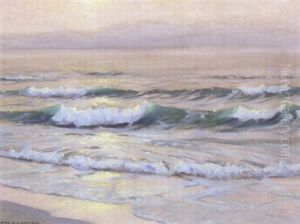 Golden Sunset, Laguna Beach, California by Frank William Cuprien