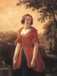 Fetching The Morning Water by James Jackson Curnock