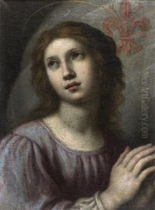 Sainte Avec L'embleme De Florence
