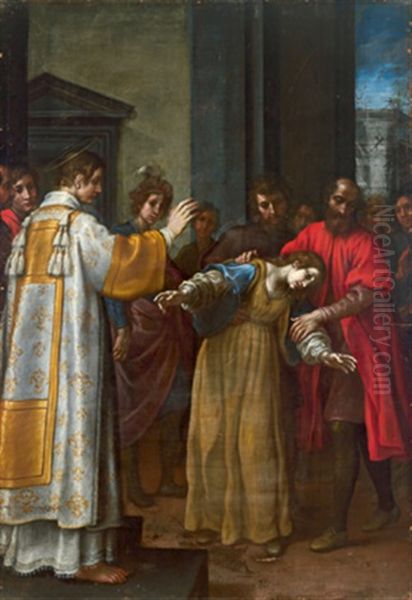 Un Santo Diacono Che Guarisce Un'indemoniata - view 1