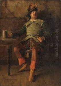 Portrait Of A Man With A Stein