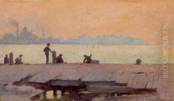 Fishermen On The Dock - view 1