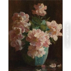 Pink Roses by Charles Curran