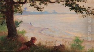 Shore Of Lake Erie by Charles Curran