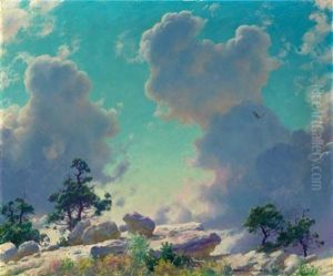 Clouds Over A Mountain Top
