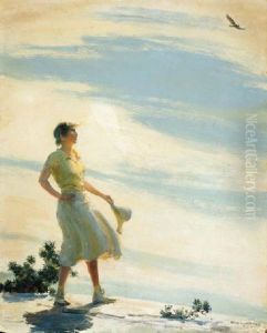 Sunshine On The Cliff by Charles Curran