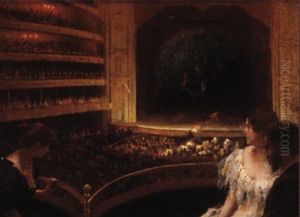 At The Theatre by Charles Curran