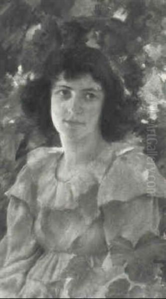 Woman In A Grape Arbor - view 1