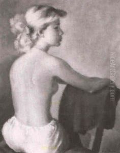 Portrait Study Of Artist's Model