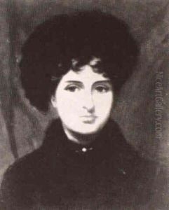 Woman In Black Hat by Charles Curran