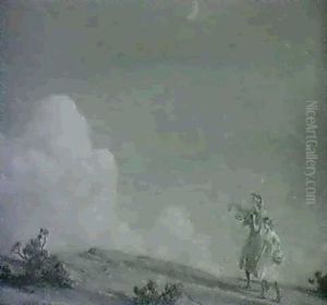 On The Crest Of The Mountain by Charles Curran
