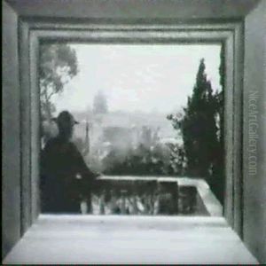 Overlooking Rome by Charles Curran