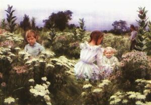 Yarrow And Bee Balm by Charles Curran