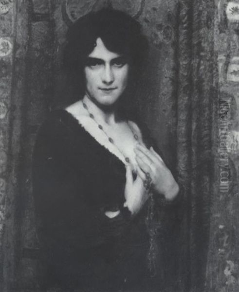 The Carnelian Necklace (portrait Of Miss R) - view 1