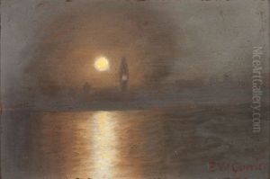 Ferry Building In The Moonlight, San Francisco