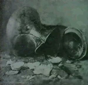 Still Life With Copper Pitcher And Oysters