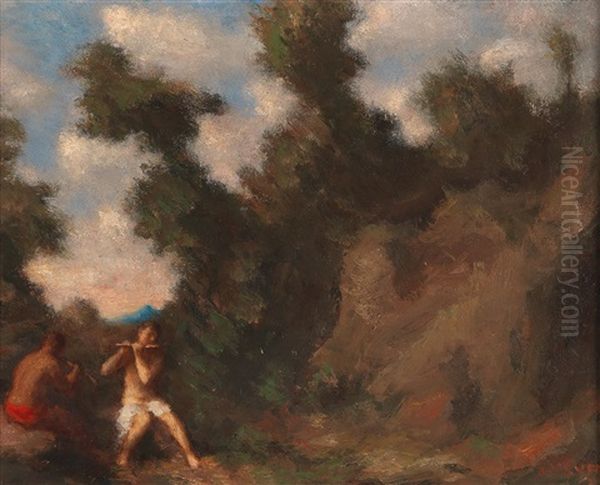 Two Fauns - view 1