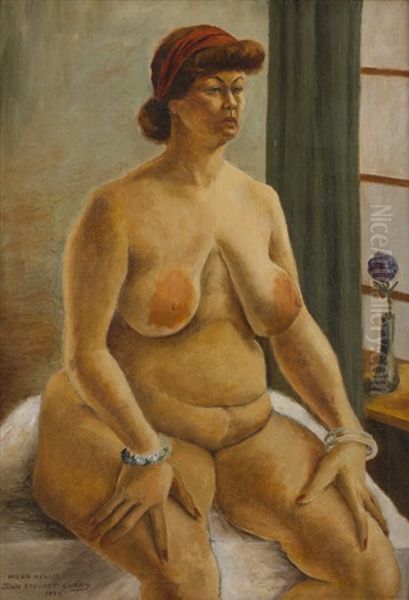 Hilda Nellis, Seated Nude Woman - view 1