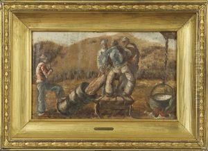 Boiling A Hog by John Steuart Curry