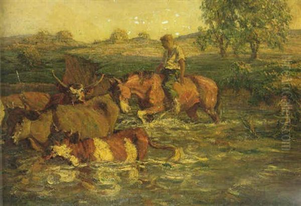 Fording The River - view 1
