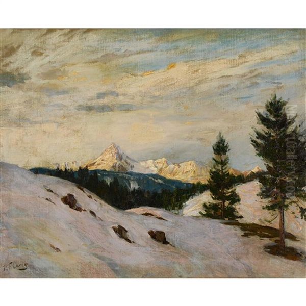 Winterabend In Den Alpen - view 1