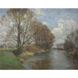 Riverbend, Autumn by Robert Franz Curry