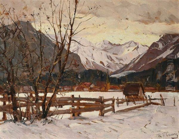 Winterlandschaft Im Abendlicht - view 1