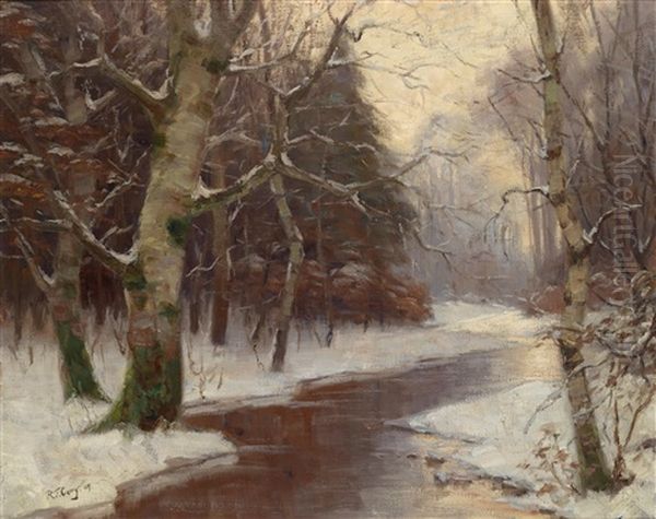 Winterliche Bachlandschaft - view 1