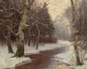 Winterliche Bachlandschaft Winterliche Bachlandschaft