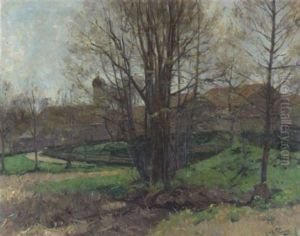Schlospark In Vorfruling by Robert Franz Curry