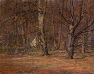 Herbstliches Waldstuck by Robert Franz Curry