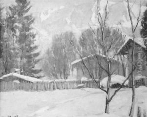 Landschaft Bei Garmisch by Robert Franz Curry