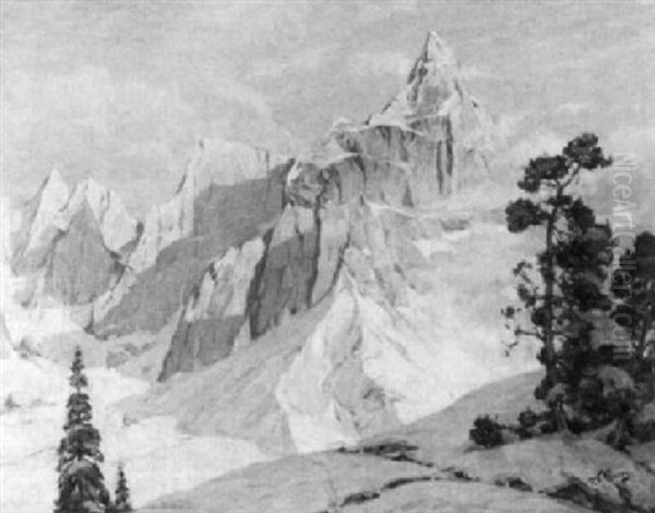 Oberinntaler Berge - Februarmorgen - view 1