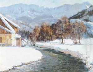 Winter In The Mountains by Robert Franz Curry